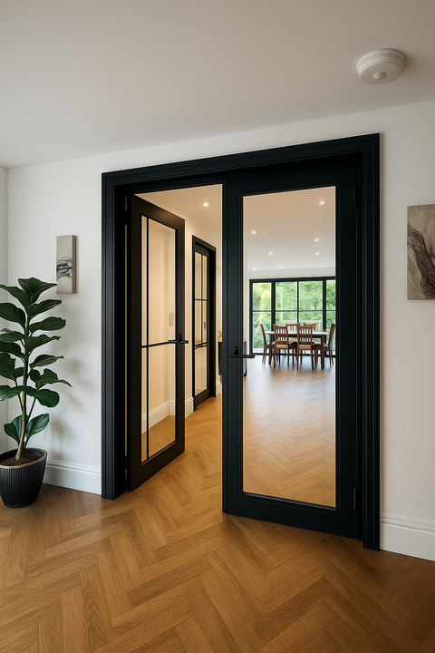 Fire Rated Steel Doors - FD30 Glass Fire Doors Made To Measure